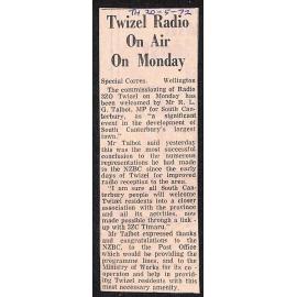 Twizel Radio On Air Monday