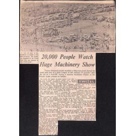 Twizel: 20,000 People Watch Huge Machinery Show