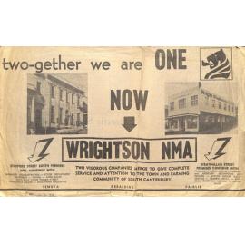 Wrightson NMA Merger