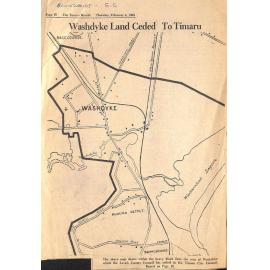 Washdyke Land Ceded To Timaru