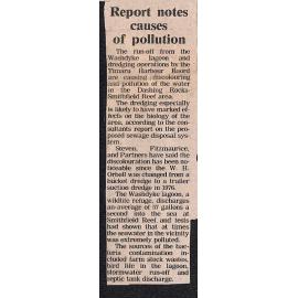 Report notes causes of pollution