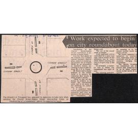 Work expected to begin on city roundabout today