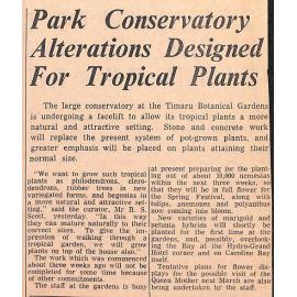 Park Conservatory Alterations Designed For Tropical Plants