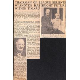 Chairman of League Believes Washdyke Has Bright Future Within Timaru