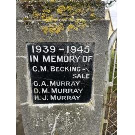 Rosewill Hall war memorial gate