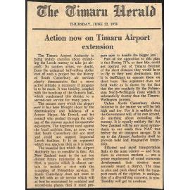 Editorial: Action now on Timaru Airport extension