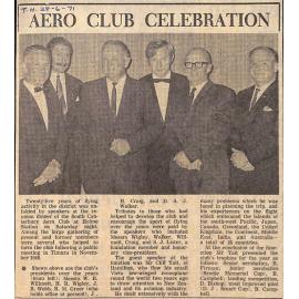 Aero Club Celebration