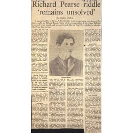 Richard Pearse riddle 'remains unsolved'