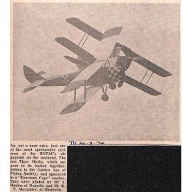 Tiger Moths at Timaru Airport air pageant