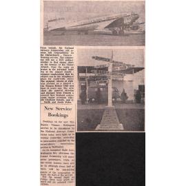 DC3 at Timaru Airport / Airport signpost Rotary Club project / New Service Bookings