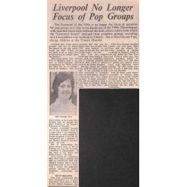 Liverpool No Longer Focus of Pop Groups
