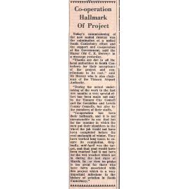 Co-operation Hallmark Of Project