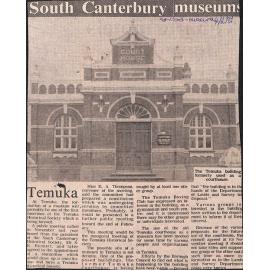 South Canterbury Museums: Temuka