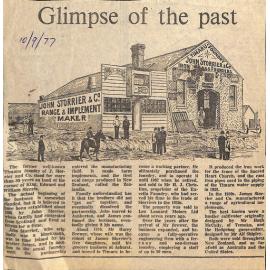 Glimpse of the past: John Storrier and Co foundry