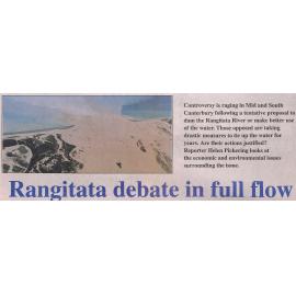 Rangitata debate in full flow