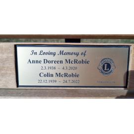McRobie Memorial Seat