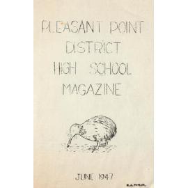 Pleasant Point District High School magazine 1947