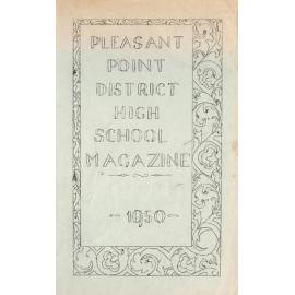 Pleasant Point District High School magazine 1950