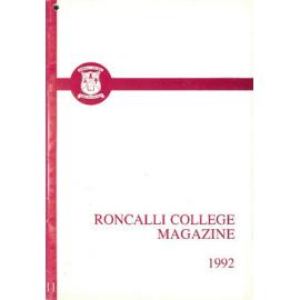 Roncalli College magazine 1992