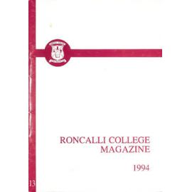 Roncalli College magazine 1994
