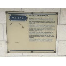 Waitaki Dam information panels