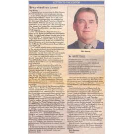 Letter to the editor: News wheel has turned