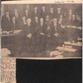 Members of the new Strathallan County Council