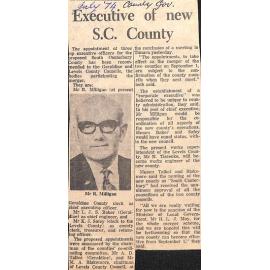 Executive of new SC County