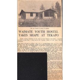 Waimate Youth Hostel Takes Shape At Tekapo