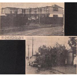 Newly completed home in Hopkins Street loses roof, tree down in Wai-iti Road