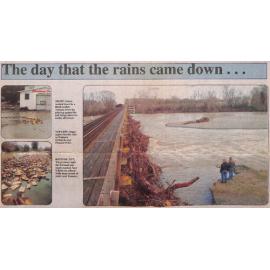 The day that the rains came down…