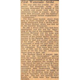 First Waterside Strike (partial article only)