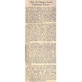 Editorial: Port of Timaru Faces Uncertain Future