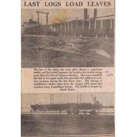 Last logs load leaves