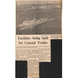 Facilities being built for Coastal Trader