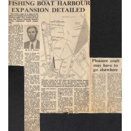 Fishing boat harbour expansion detailed / Pleasure craft may have to go elsewhere