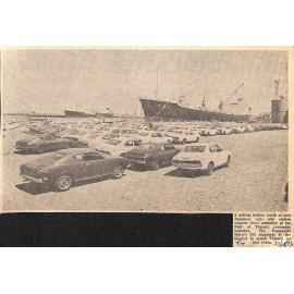 New Japanese cars unloaded at Port of Timaru