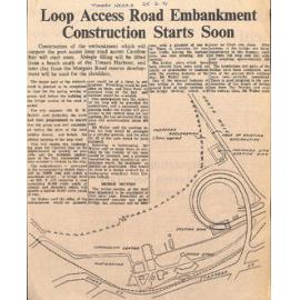 Loop Access Road Embankment Construction Starts Soon