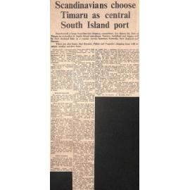 Scandinavians choose Timaru as central South Island Port