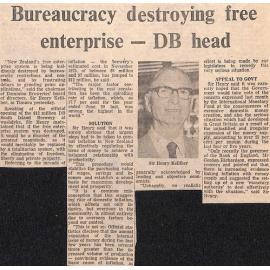 Bureaucracy destroying free enterprise - DB head