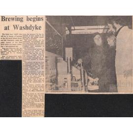 Brewing begins at Washdyke