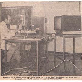 Computer production of knitwear at Tekau