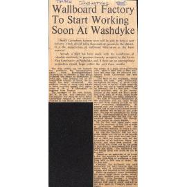 Wallboard Factory To Start Working Soon At Washdyke