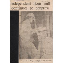 Independent flour mill continues to progress