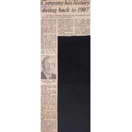 Company has history dating back to 1907