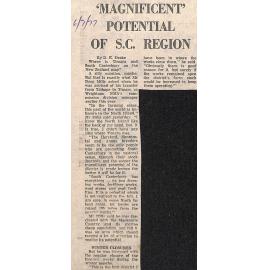  'Magnificent' potential of SC Region