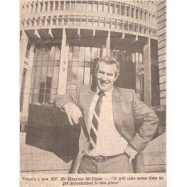 McTigue find he's not unknown in the capital