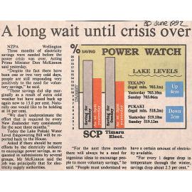 A long wait until crisis over