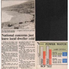 National concerns just leave local dweller cold