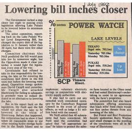 Lowering bill inches closer